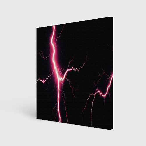 Картина квадратная Lightning pink / 3D-принт – фото 1
