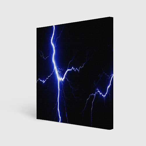 Картина квадратная Lightning blue / 3D-принт – фото 1