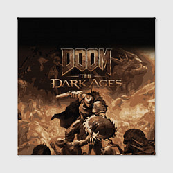 Холст квадратный Doom the dark ages, цвет: 3D-принт — фото 2