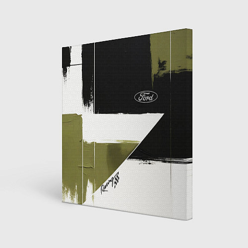 Картина квадратная Ford эмблема / 3D-принт – фото 1