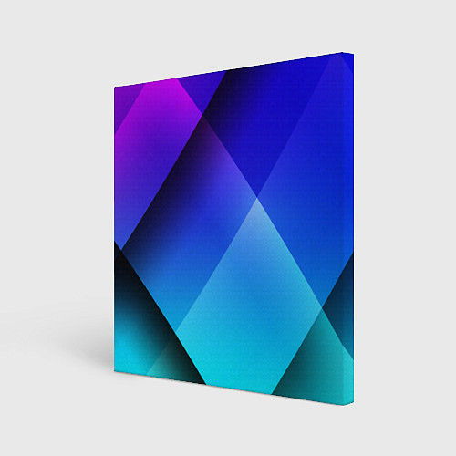 Картина квадратная Color blue / 3D-принт – фото 1