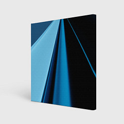 Холст квадратный Black blue, цвет: 3D-принт