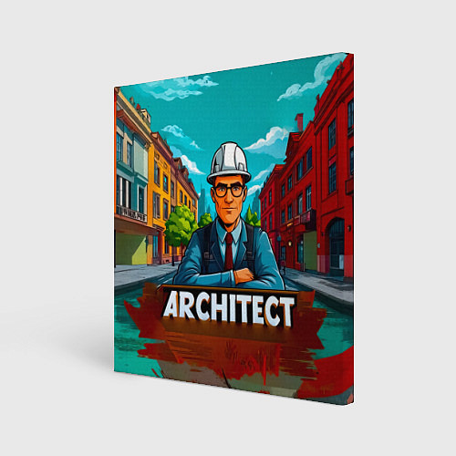 Картина квадратная Architect / 3D-принт – фото 1
