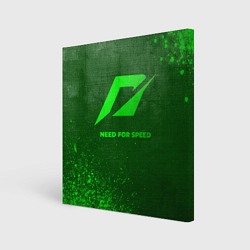 Картина квадратная Need for Speed - green gradient / 3D-принт – фото 1