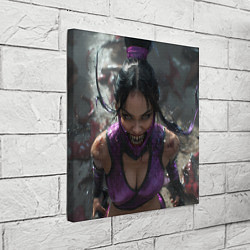 Холст квадратный Сумасшедшая Милина без маски, цвет: 3D-принт — фото 2