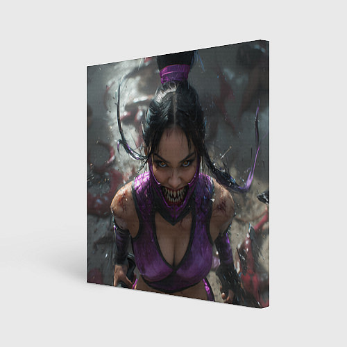 Картина квадратная Сумасшедшая Милина без маски / 3D-принт – фото 1