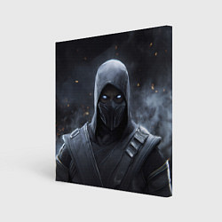 Холст квадратный Нуб Сайбот синие глаза, цвет: 3D-принт