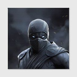 Холст квадратный Нуб Сайбот черный призрак, цвет: 3D-принт — фото 2