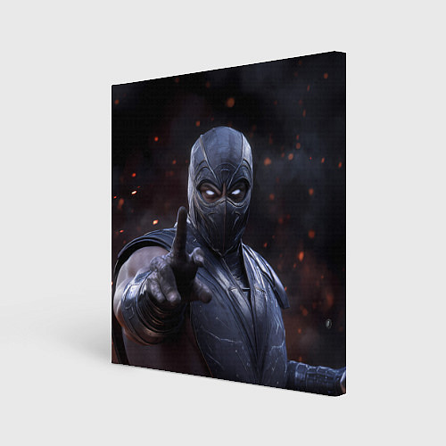 Картина квадратная Нуб Сайбот и искры / 3D-принт – фото 1