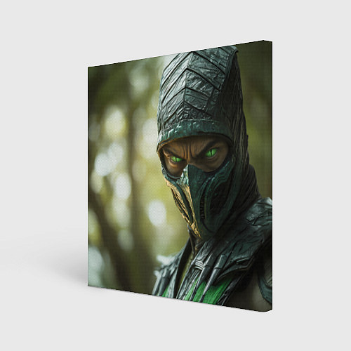 Картина квадратная Мортал комбат Рептилия / 3D-принт – фото 1