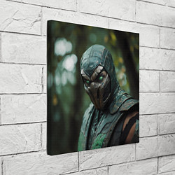 Холст квадратный Ящер Мортал комбат, цвет: 3D-принт — фото 2