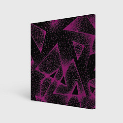 Картина квадратная The triangle is pink