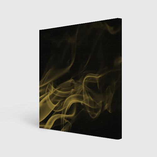 Картина квадратная Color smoke yellow / 3D-принт – фото 1