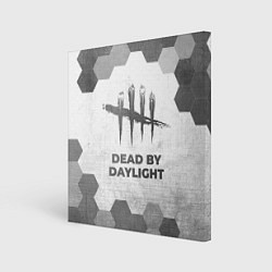 Картина квадратная Dead by Daylight - white gradient
