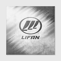 Холст квадратный Lifan - white gradient, цвет: 3D-принт — фото 2