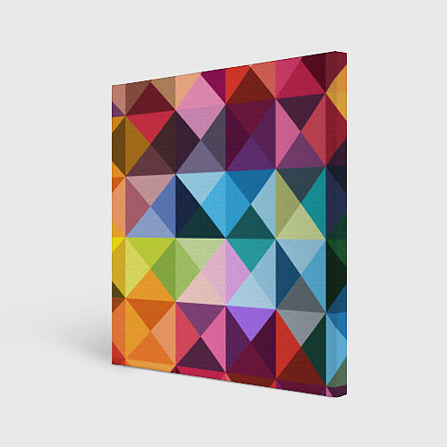 Картина квадратная Цветные квадраты / 3D-принт – фото 1