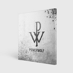 Картина квадратная Powerwolf - white gradient