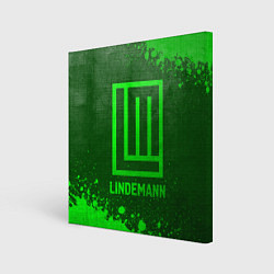 Картина квадратная Lindemann - green gradient