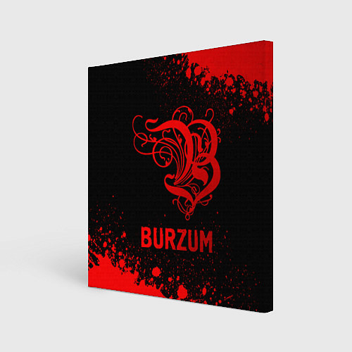 Картина квадратная Burzum - red gradient / 3D-принт – фото 1