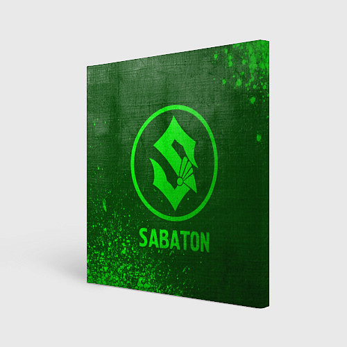 Картина квадратная Sabaton - green gradient / 3D-принт – фото 1