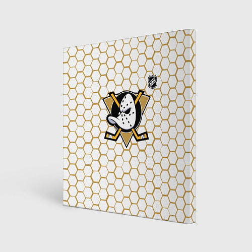 Картина квадратная Анахайм Дакс - белые соты / 3D-принт – фото 1