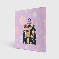 Холст квадратный Astro anime, цвет: 3D-принт