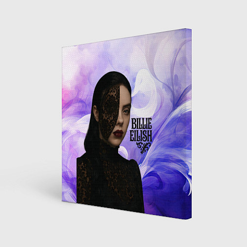 Картина квадратная Готический стиль Билли Айлиш / 3D-принт – фото 1