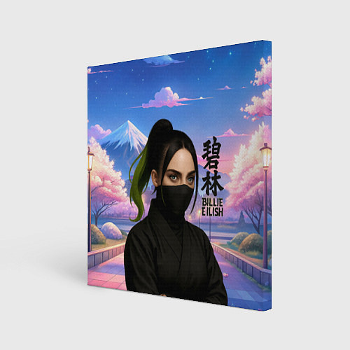 Картина квадратная Ниндзя Билли Айлиш / 3D-принт – фото 1