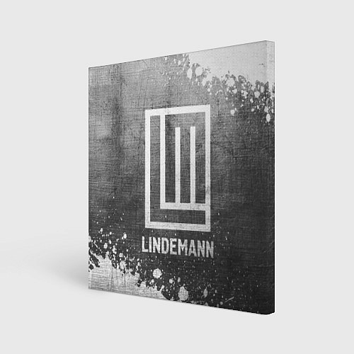 Картина квадратная Lindemann - grey gradient / 3D-принт – фото 1