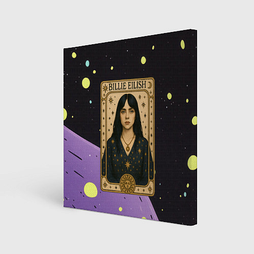 Картина квадратная Билли Айлиш в стиле Таро / 3D-принт – фото 1