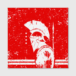 Холст квадратный Спартак - воин спарты, цвет: 3D-принт — фото 2