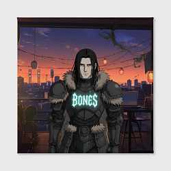 Холст квадратный Bones в аниме, цвет: 3D-принт — фото 2