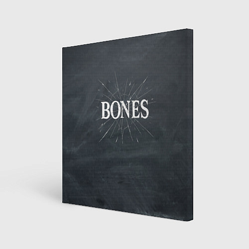 Картина квадратная Bones разбитое стекло / 3D-принт – фото 1