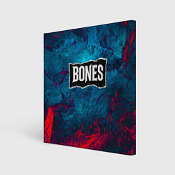 Картина квадратная Логотип Bones