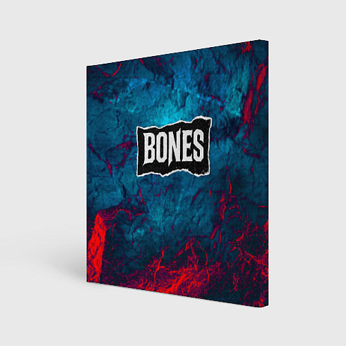 Картина квадратная Логотип Bones / 3D-принт – фото 1