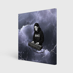 Холст квадратный Bomes клавишник, цвет: 3D-принт