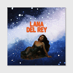 Холст квадратный Lana Del Rey лежит, цвет: 3D-принт — фото 2
