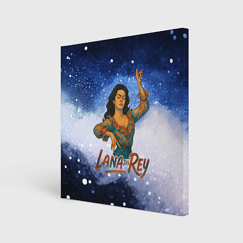 Картина квадратная Lana Del Rey танцует / 3D-принт – фото 1