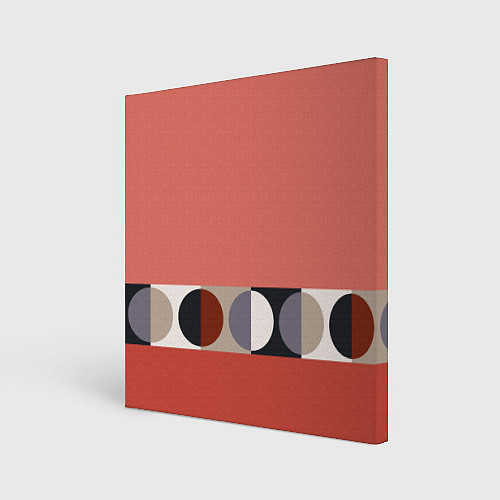 Картина квадратная Луна Малевича розовый томат / 3D-принт – фото 1