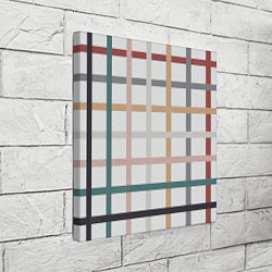 Холст квадратный Плетенка пастельная, цвет: 3D-принт — фото 2