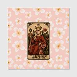 Холст квадратный Леди Гага в виде карты Таро, цвет: 3D-принт — фото 2