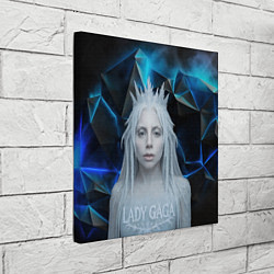 Холст квадратный Леди Гага стиль снежной королевы, цвет: 3D-принт — фото 2
