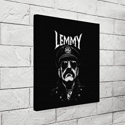 Холст квадратный Motorhead - lemmy, цвет: 3D-принт — фото 2