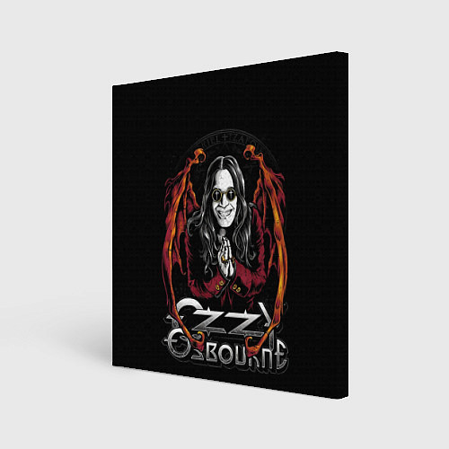 Картина квадратная Ozzy Osbourne with wings / 3D-принт – фото 1