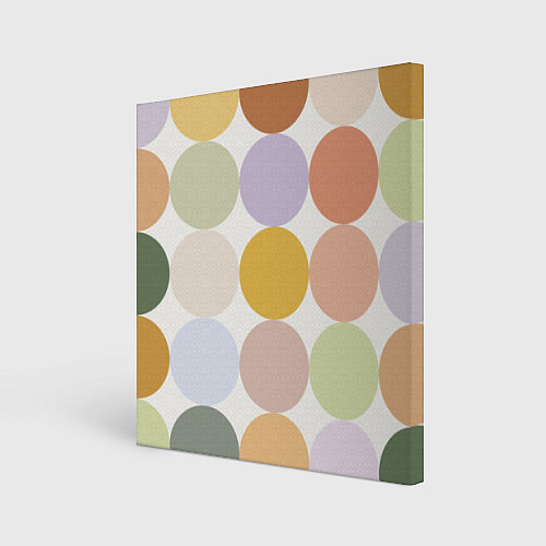 Картина квадратная Цветочный горошек / 3D-принт – фото 1