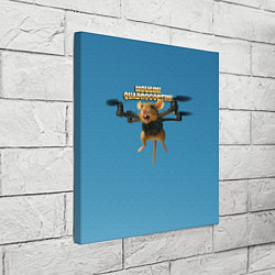 Холст квадратный Mousini Quadrocoptini мем, цвет: 3D-принт — фото 2