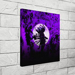 Холст квадратный Самурай при луне, цвет: 3D-принт — фото 2