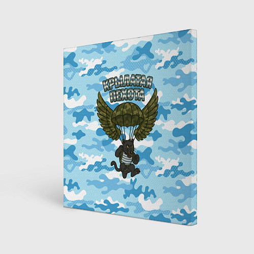 Картина квадратная Крылатая пехота - пантера / 3D-принт – фото 1