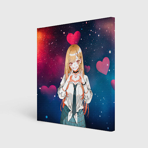 Картина квадратная Марин Китагава с любовью - Эта фарфоровая кукла вл / 3D-принт – фото 1