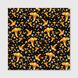 Холст квадратный Грибной дождик, цвет: 3D-принт — фото 2